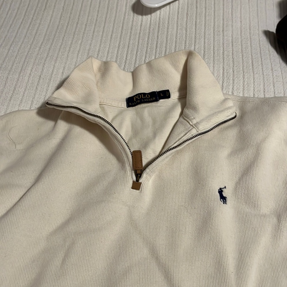 Men’s Polo Quarter Zip Sweater